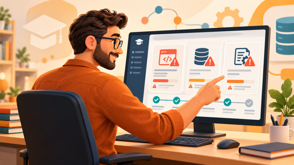 Moodle 5.3 environment check dashboard with resolved server errors